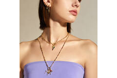  Pop Charms - Hangers - Zilver / Gerodineerd - Zirkonia
